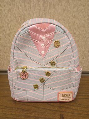 Loungefly Wicked Glinda Shiz University Uniform Cosplay Mini Backpack